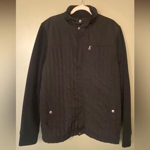 Banana Republic Men's Black Quilted Jacket